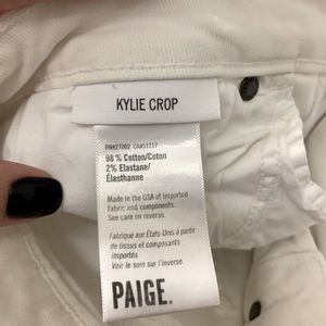 PAIGE denim white jeans